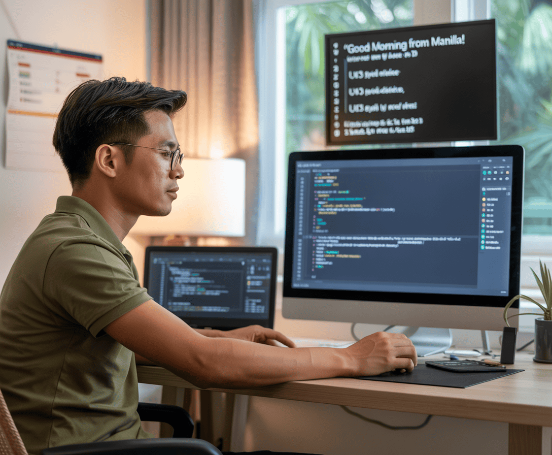 Remote developer joining US team through staff augmentation model