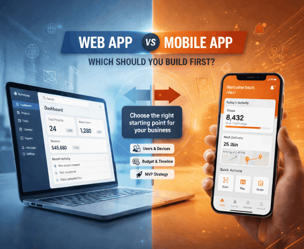 Web App vs Mobile App Which Should You Build First featured image